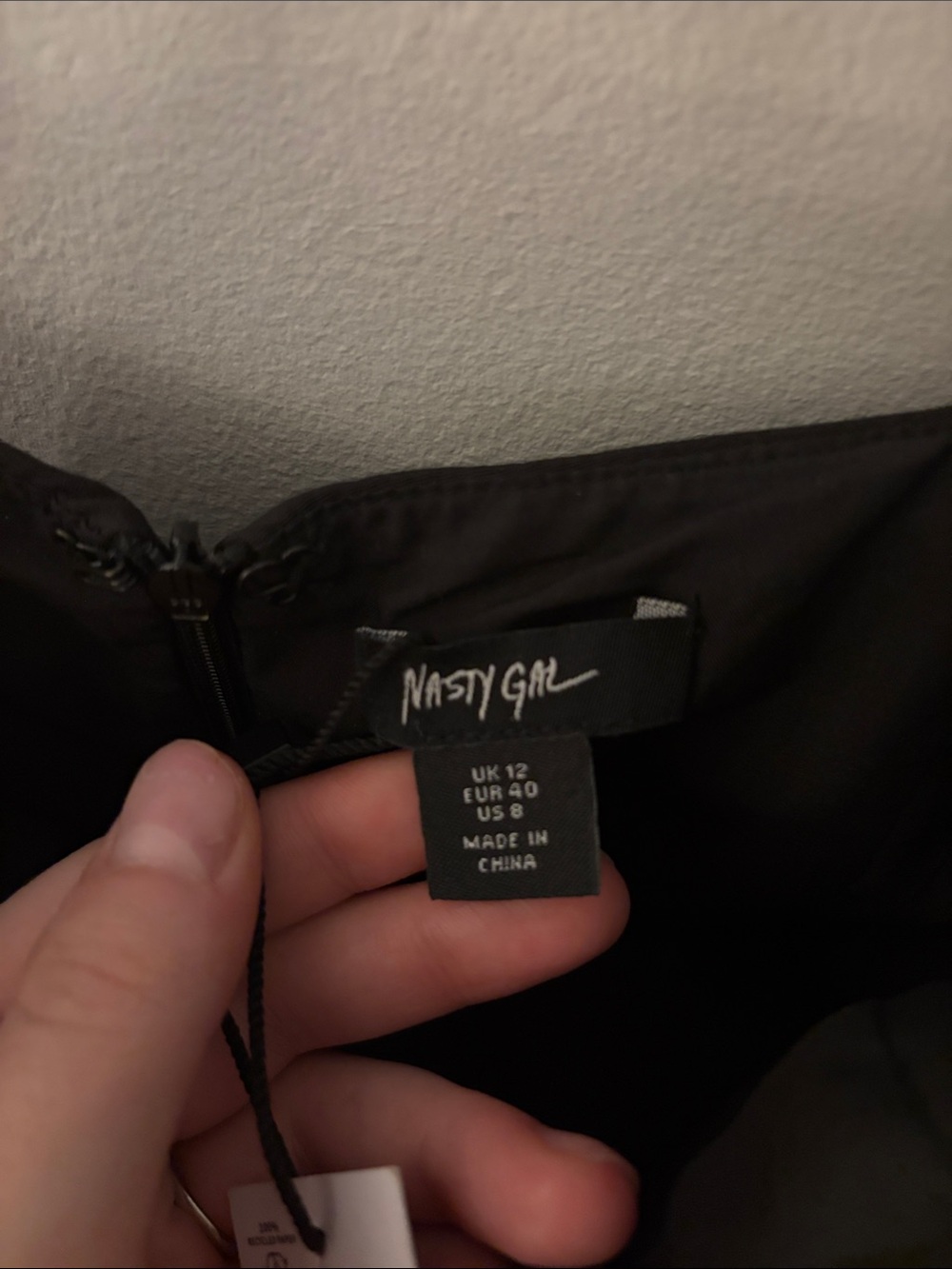 Nasty Gal Black Star-Fringe Slip Dress - Picture 3 of 4